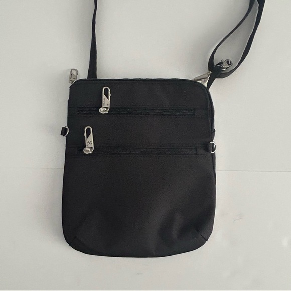Travelon Anti-Theft Classic Slim Double Zip Crossbody Bag - Picture 6 of 12